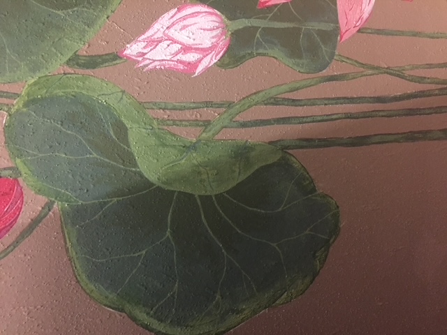 Lotus mural, view 7.